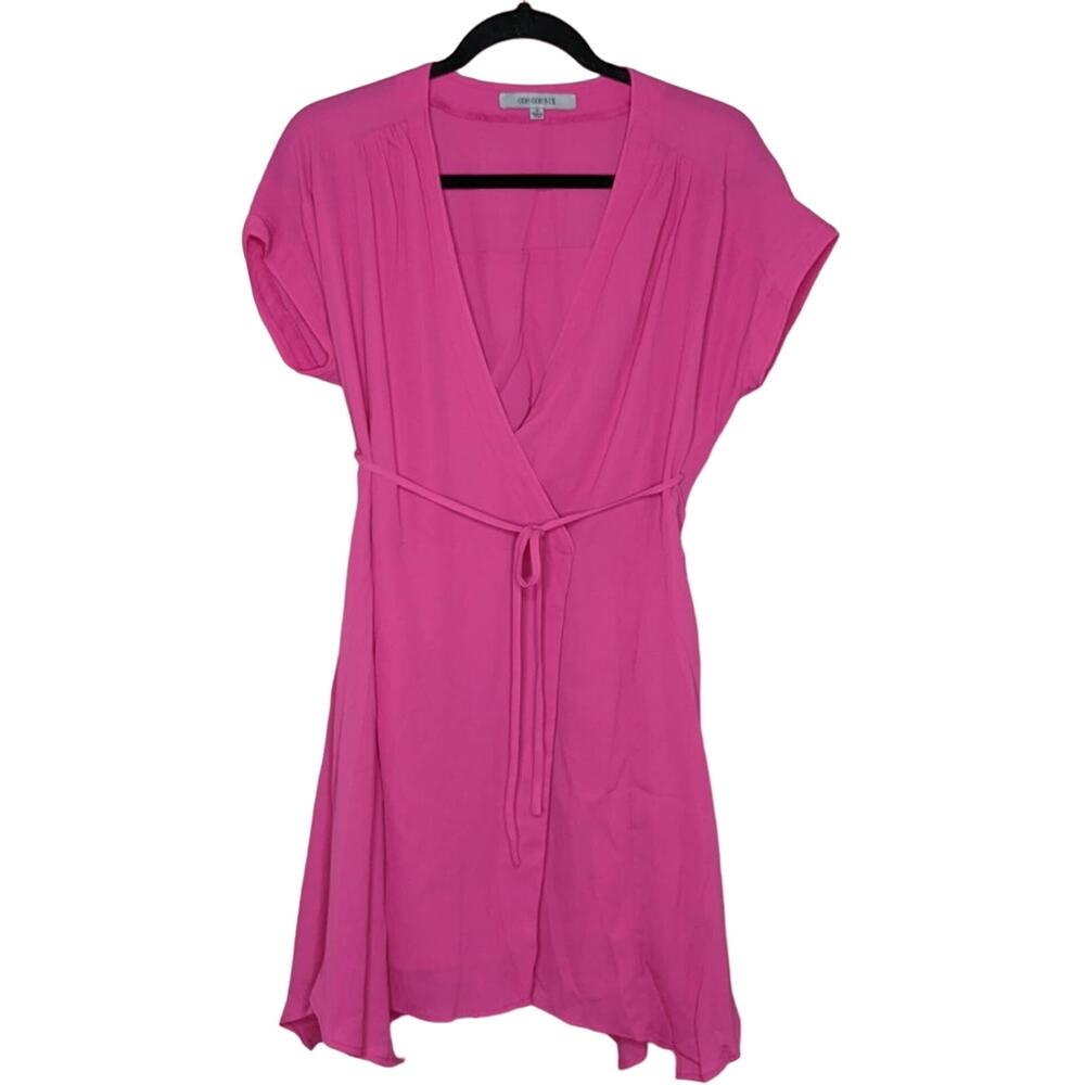 One One Six Tie Wrap Style Mini Dress Barbiecore - S - NWT